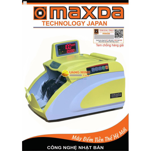 MÁY ĐẾM TIỀN MAXDA 1102